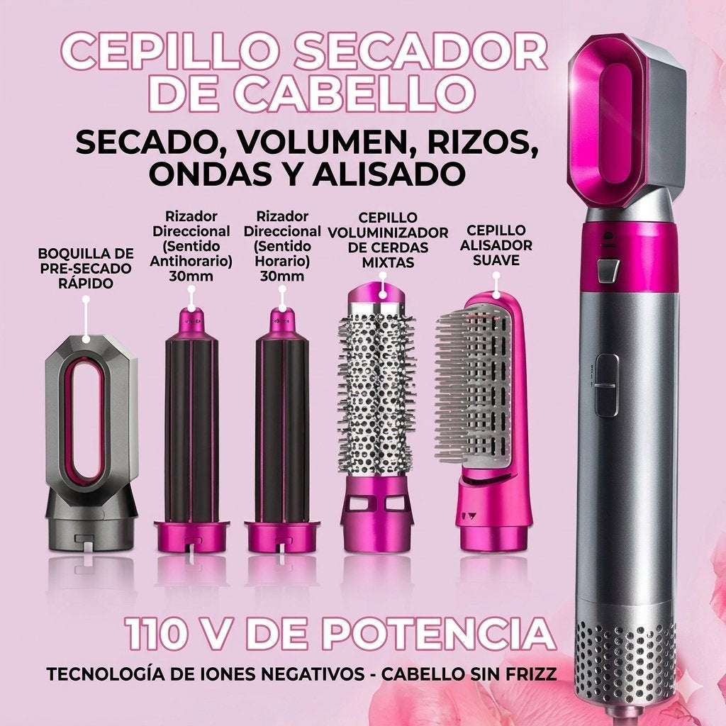 Cepillo secador 5 en 1